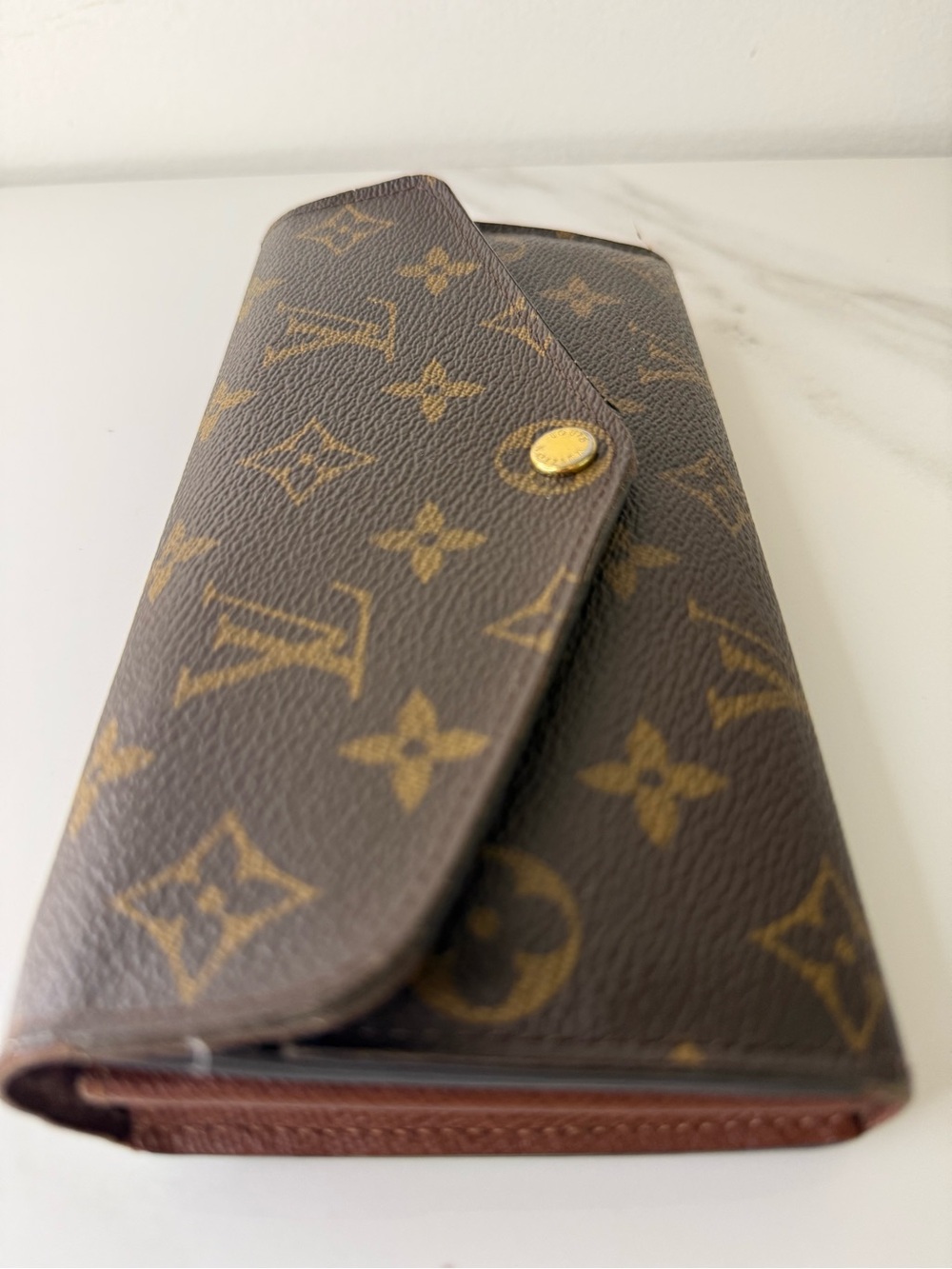 Louis Vuitton Monogram Sarah Long Wallet Portefeuille Brown - Picture 6 of 8